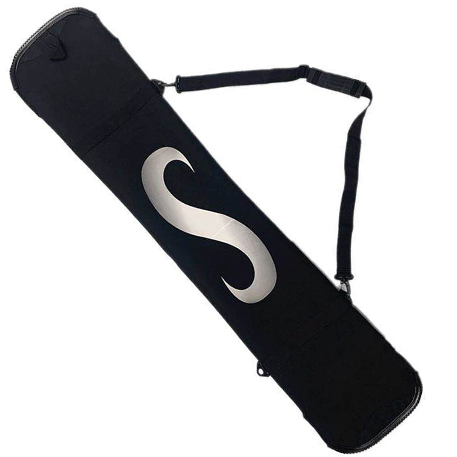 WEALTHY73 Portable All-Around Snowboard Bag Veneer Protective Sleeve Storage Bag Snowboard Backpack Widened SBR Elastic Waterproof Fabric,Black,160CM