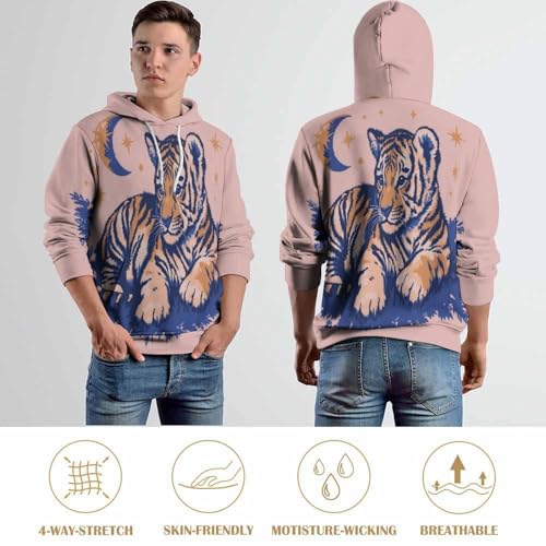 Pull à capuche homme résistant et ample pour dissimuler les formes avec style et confort - 6