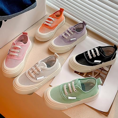 Toddler Kids Canvas Flats Shoes Single Mesh Breathable Casual Slip On Shoes for Girls Baby Canvas Sneakers Boys3