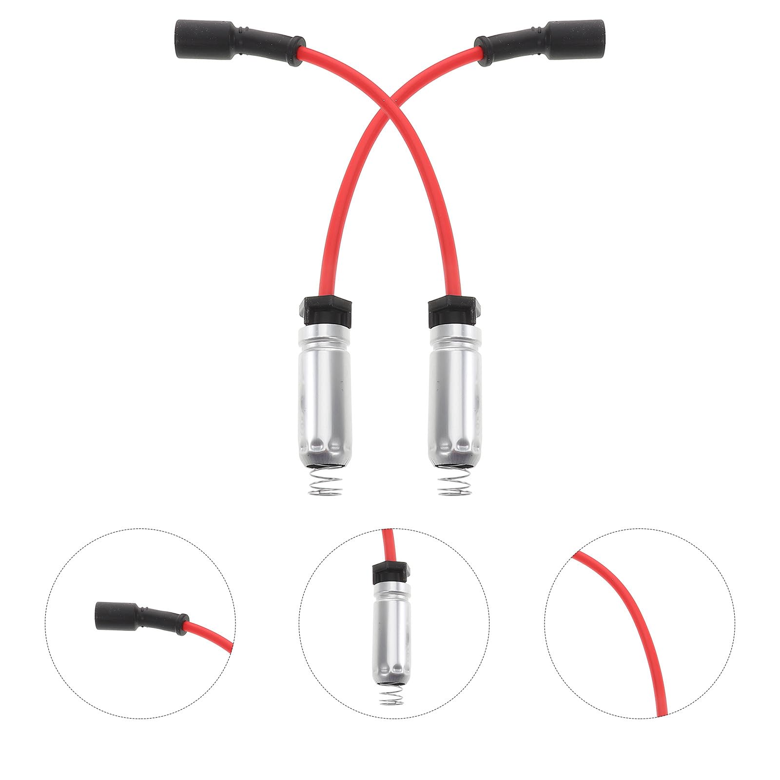 PACKOVE Juego de Cables de Bujías de Encendido para Motor de 8 Cilindros, 8 Piezas, Cables de Alta Temperatura Resistentes, Repuesto para Automóviles, Accesorios de Encendido de Alto