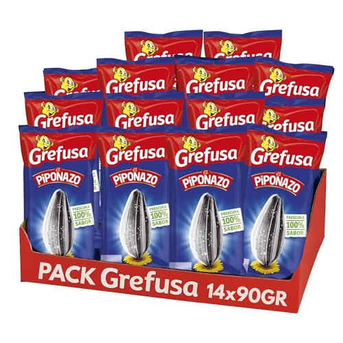 Grefusa | Pipas El Piponazo 14 x 95 gramos. - 14 Bolsas...