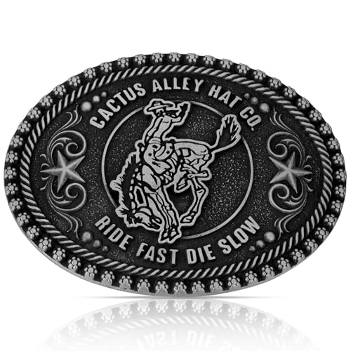 Image of Montana Silversmiths Officially Licensed Cactus Alley Hat Co. Western Lifestyle Belt Buckle