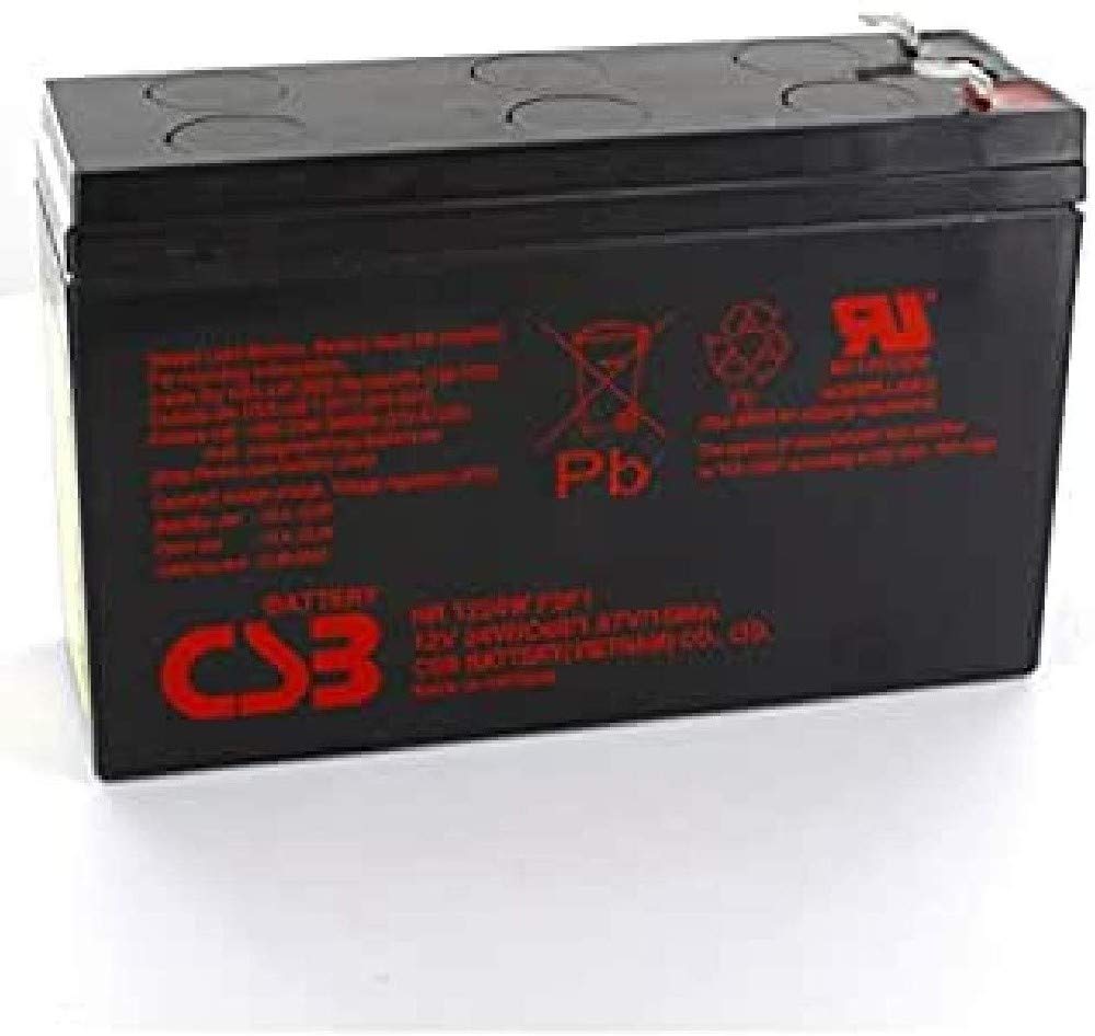 CSB HR1224W batterie rechargeable Sealed Lead Acid (VRLA) 12 V - Batteries rechargeables (24 Wh, Sealed Lead Acid (VRLA), 12 V, Noir)