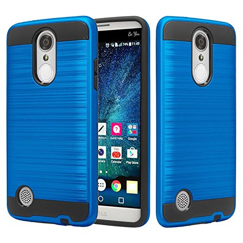 Galaxy Wireless Compatible For Lg Aristo/Fortune/Risio 2, Lg K4 2017 Lg Phoenix 3 Case, Lg K8 2017 Case Protective Silicone Case Cover Blue #TOP28
