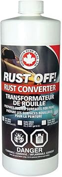 Dominion Sure Seal - Rust Off Rust Converter - Convert Rust to Paintable Primer - for All Metal Surfaces, Anti-Corrosion - Resistance to Intense Temperature - 1 L 33.8 fl oz