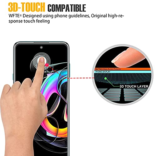 WFTE [2-Pezzi Vetro Temperato per Motorola Edge 20...