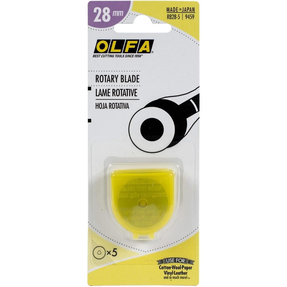 Olfa Rotary Blade Refill (5 Per Package) - 28Mm