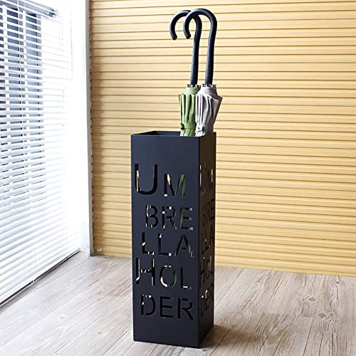 Porte-parapluie rectangulaire en fer pour garder votre salon propre et sec - 5