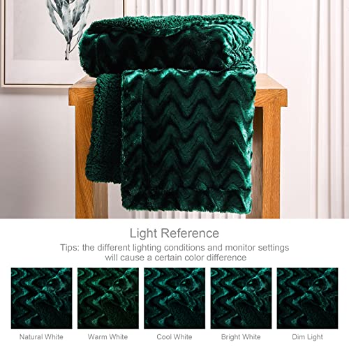 Whale Flotilla Reversible Faux Fur and Sherpa Throw #TOP21