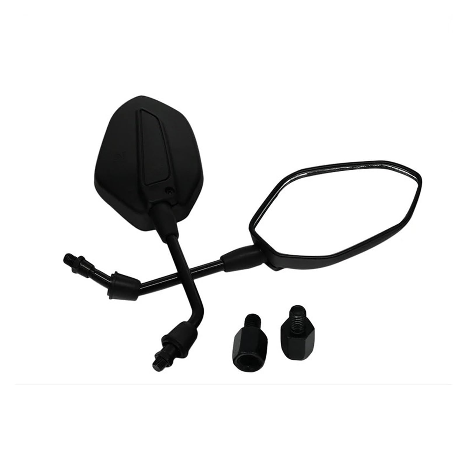 Lusterka wsteczne Lusterko Motocyklowe Skuter Elektryczny Rower Uniwersalny Części Zamienne Tylne Lusterka Boczne 8mm 10mm Lusterka wsteczne Bar End