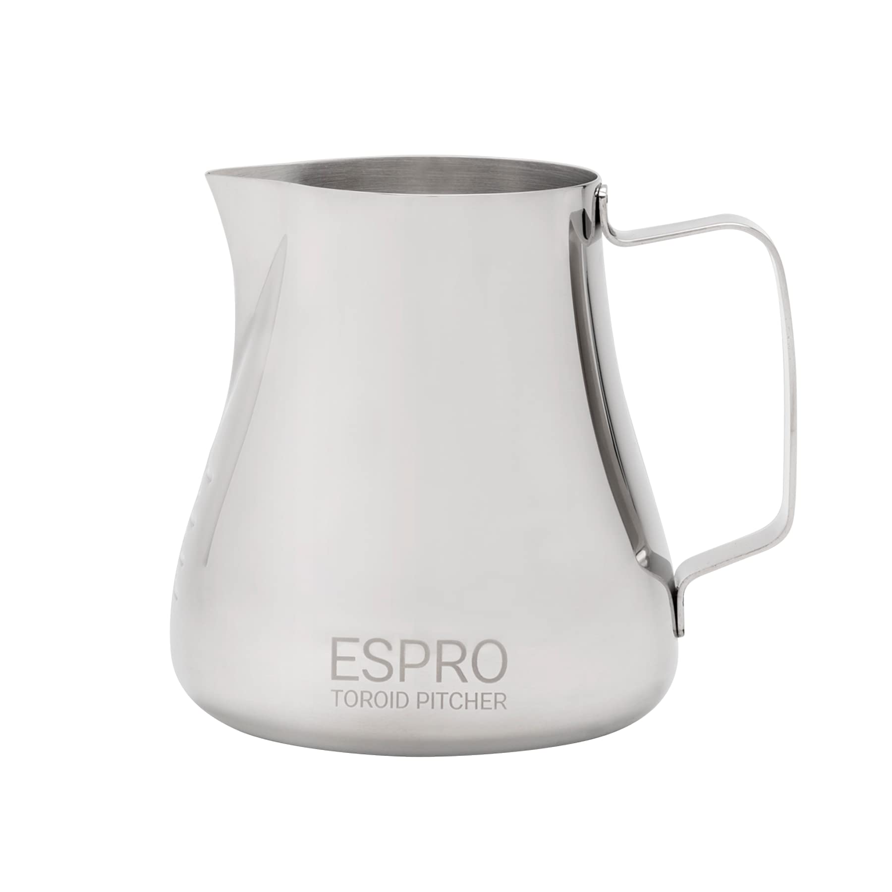 ESPRO Toroid Milk Frothing Pitcher - Stainless Steel Milk Steamer Pitcher for Milk Frothing and Steaming, Espresso Accessories for Coffee Bar, 20 Ounce