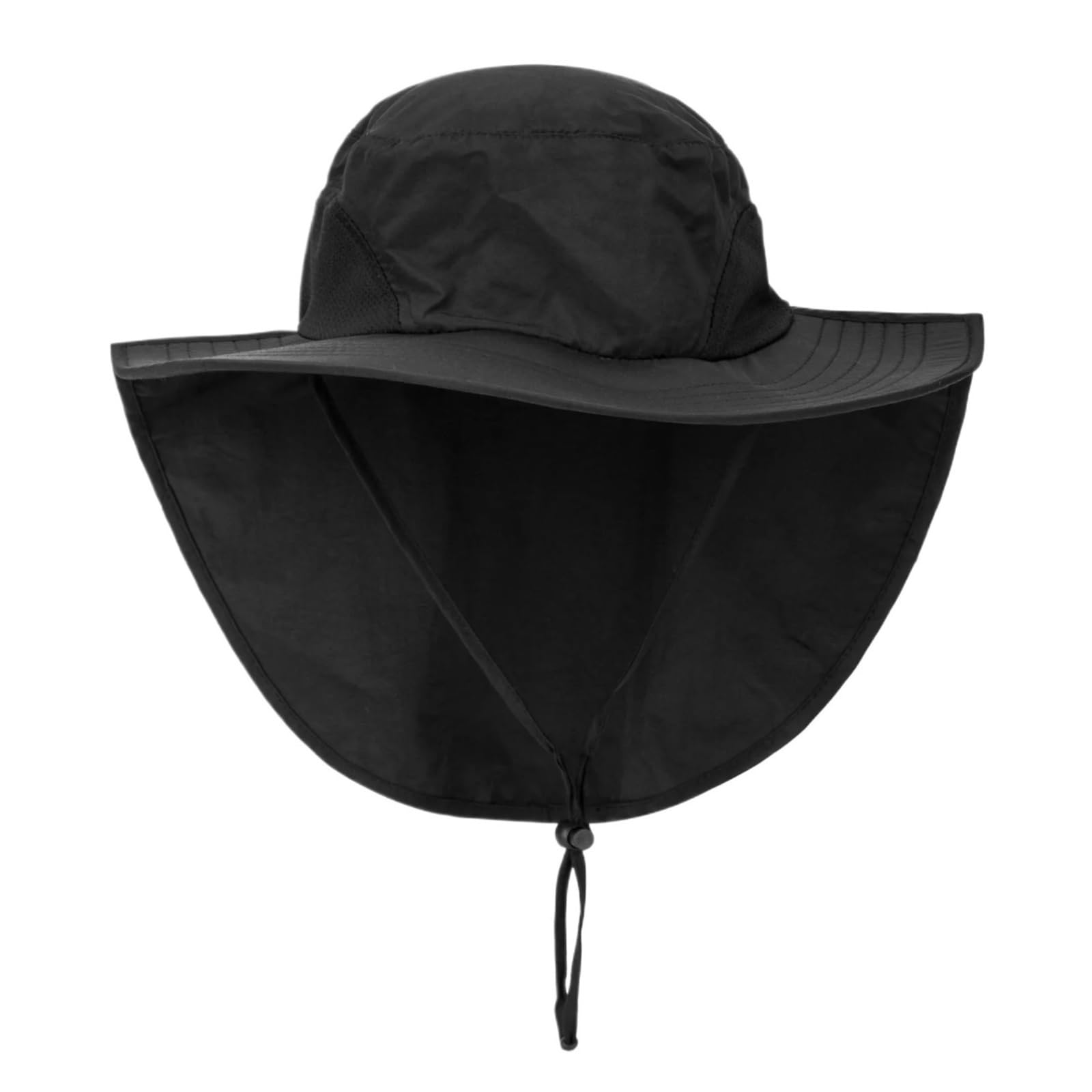 Generico Compatibile for Uomo Donna Cappello da Pesca a Tesa Larga Esterno con Cappelli Visiera in Rete Regolabile Copertura del Collo
