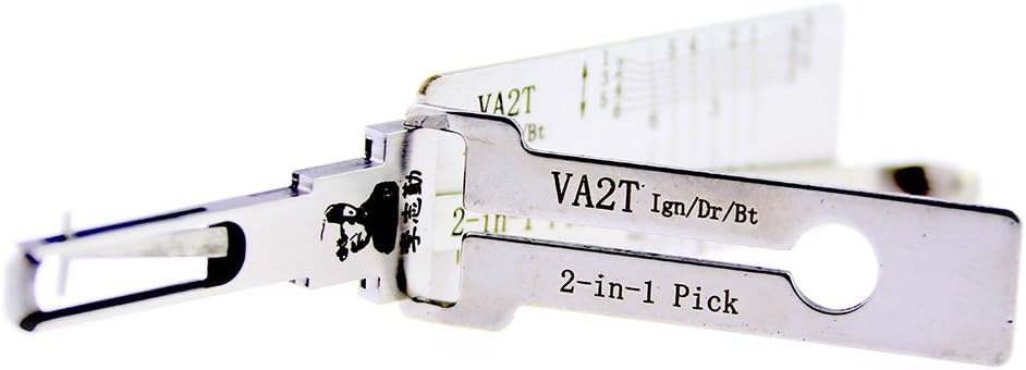 Loboo Idea LiShi VA2T Lock Pick and Decoder Tool, Auto Lock Pick Set, Professional Two-in-One Locksmith Tool l for Citroen/C-Triomphe/Peugeot,etc