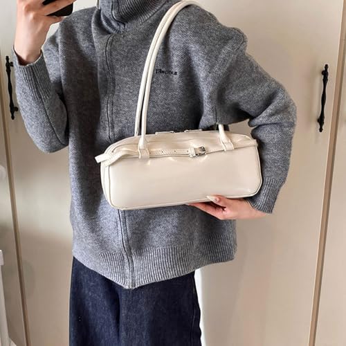 Women's Retro Armpit Top Handle Autumn Winter Shoulder Bag, Black, 14.5x32.5x9cm/5.71x12.80x3.54''3