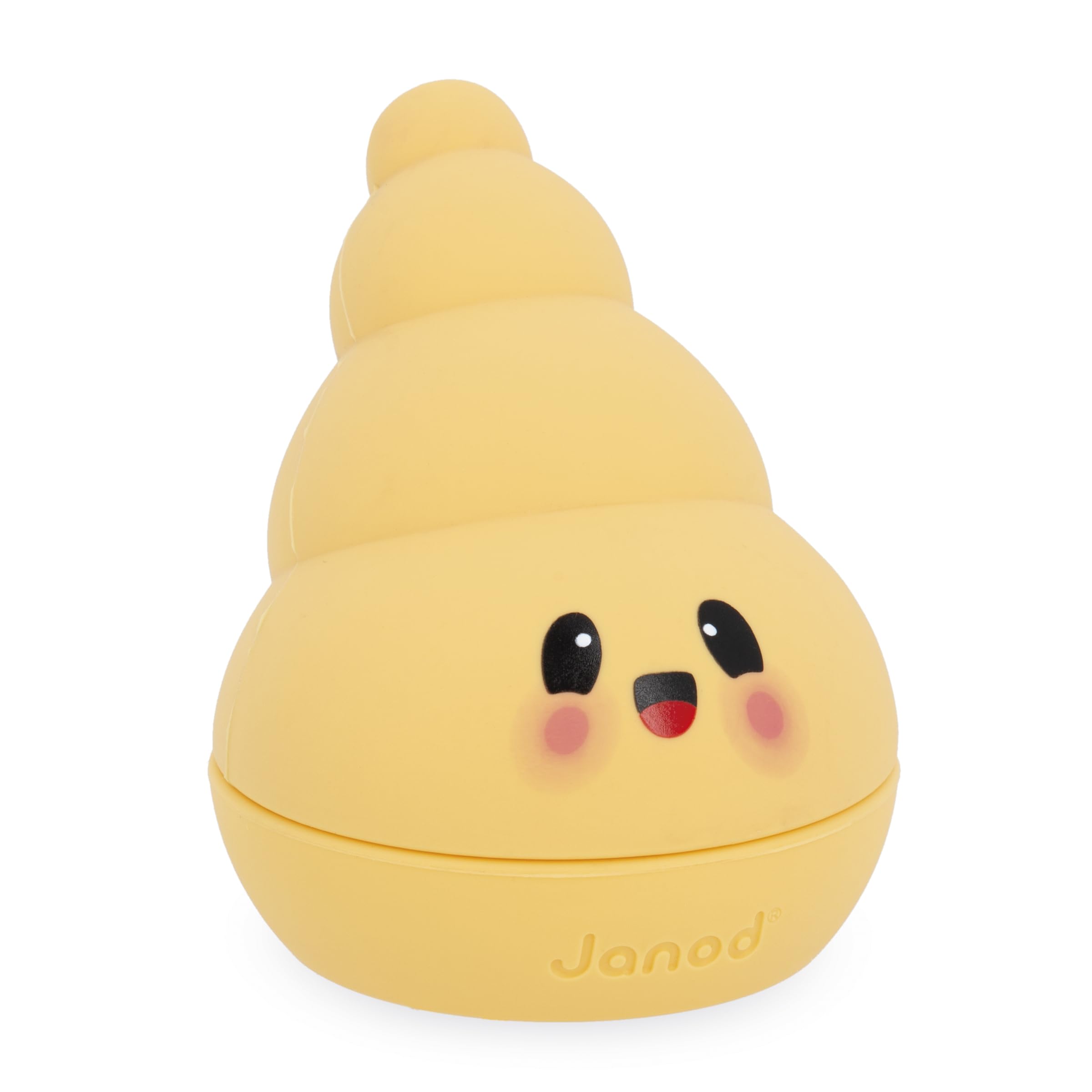 Janod - Bubble Blower Bath Toy - Bubble Machine for Children Ages 3 and Up - Fun Bath Toy in the Shape of a Shell - Ages 3 and Up