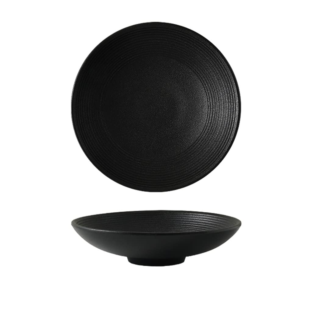 WOTZOV Salad Fruit Bowl Ceramic Salad Bowl Vegetable And Fruit Bowl Household Large Bowl Salad Bowl Soup Noodle Bowl Ramen Bowl Ramen Bowl，B2pc Medium