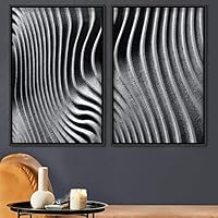 2 Piece Framed Canvas Wall Art Rock Formations Canvas Prints Home Artwork Decoration for Living Room,Bedroom - 16