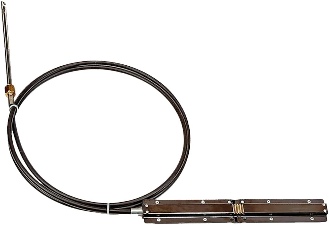 Uflex M86X12; Cable Steering 12 Ft Rack Made by Uflex, Black
