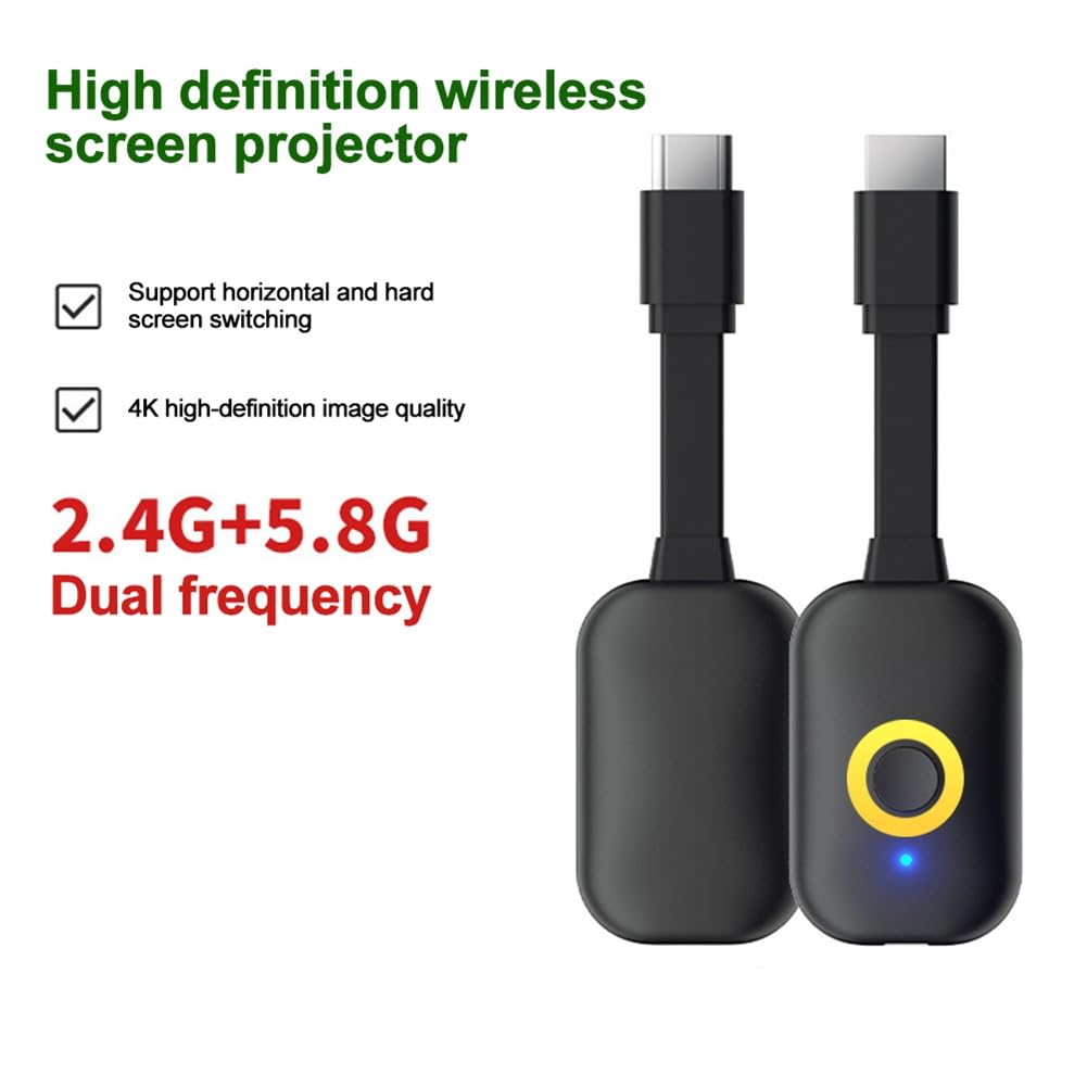 4K HD Telefon Projektor Dual Band Wireless Bildschirm Projektor Wifi Miracast Receiver Bildschirm Display Video Adapter