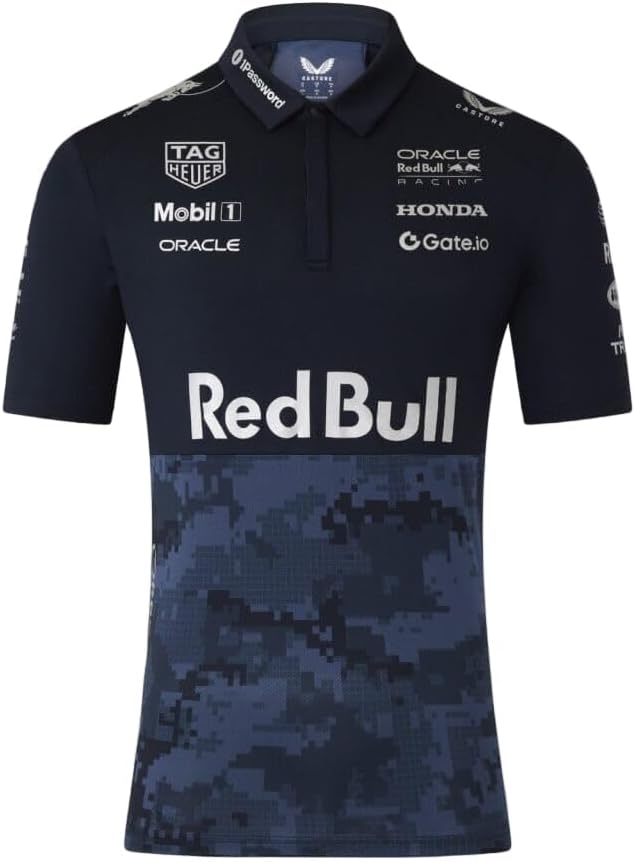 Castore Red Bull Racing F1 x Hypebeast 2025 Special Edition Track Polo Shirt