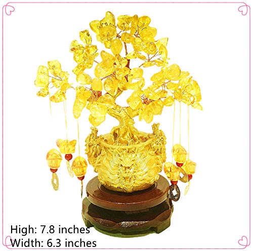 Amazon.com: Feng Shui Yellow Crystal Tree/Yellow Crystal Money