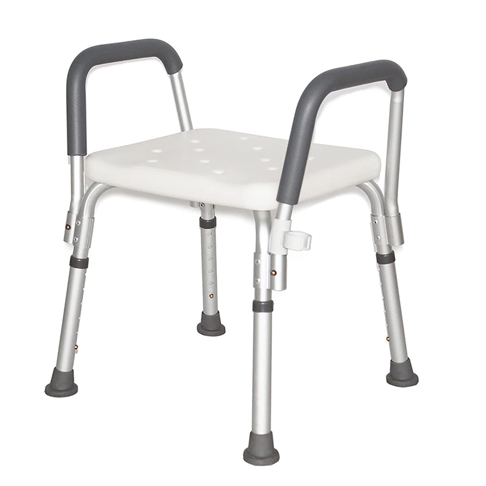 Silla de Ducha, Descansabrazos Descansabrazos Silla, Banco Taburete for Bañera Altura Regulable Altura Suministros Médicos for Facilitar el Montaje en Ancianos Silla Ducha Mayores Banqueta Baño