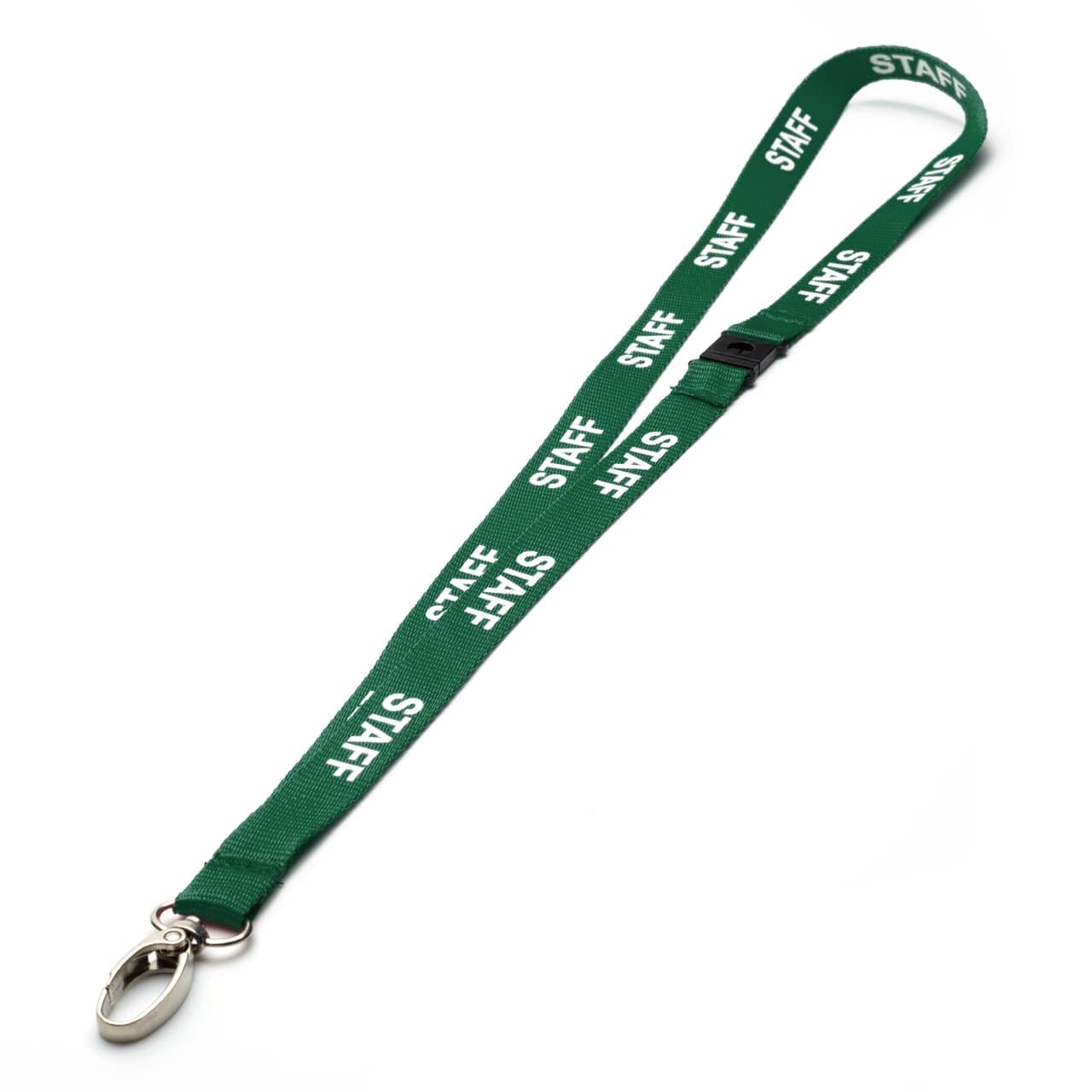 CKB LTD Staff Cordino di sicurezza staccabile con clip in metallo girevole per porta carte d'identità, design a sgancio rapido