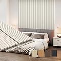 MISSDAY Wood Slat Acoustic Wall Panels, 4 Packs 94.5" x 12.6" White Soundproof Panel For Interior Wall Decor Noise Absorbing-3D Textured Wooden Panel Sound-Absorbing for Home, Office, Studio