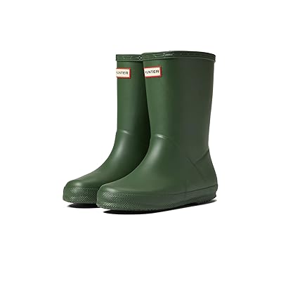 Hunter Kids First Classic Rain Boots (Toddler/Little Kid) Kids Shoes Hunter Green