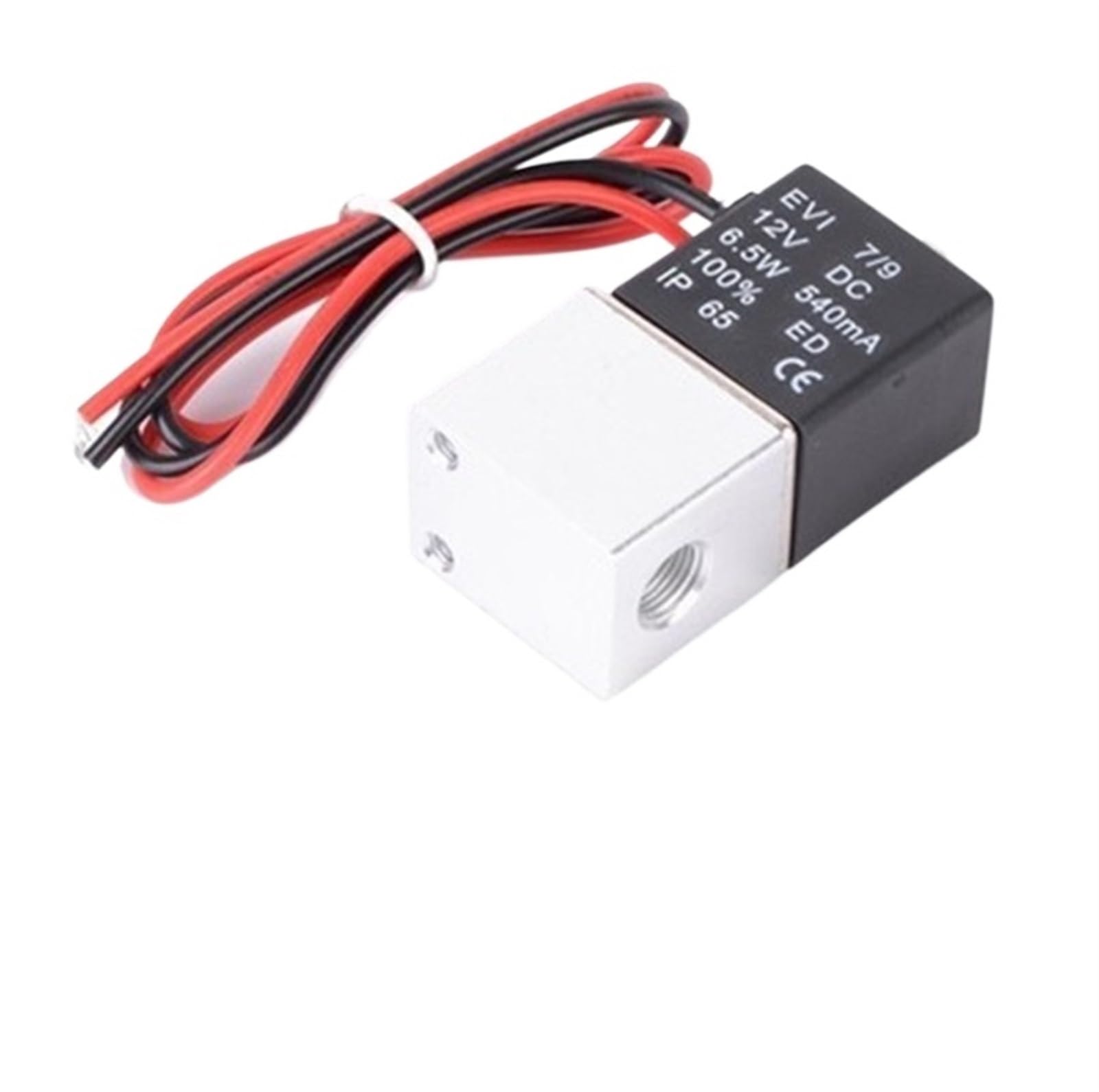 Magnetventile, DC 12 V 24 V 110 V 220 V Magnetventil 1/4" 1/8" 2-Wege-Normalerweise geschlossene direktwirkende pneumatische Ventile for Wasser, Luft und Gas (24 V, 1/8 Zoll)(12v,1/8 Inch)