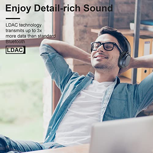Ankbit E700 Casque Audio Bluetooth Antibruit Actif Hybride, Bluetooth 5.1 avec LDAC pour Audio sans Fil Haute-Résolution… - Les Beatles, Paul McCartney, John Lennon, RIngo Starr, George Harrison Ankbit E700 Casque Audio Bluetooth Antibruit Actif Hybride, Bluetooth 5.1 avec LDAC pour Audio sans Fil Haute-Résolution… – Image 3