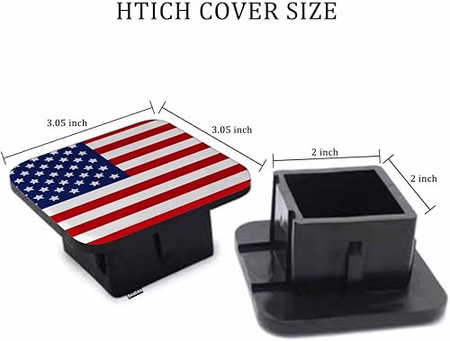 Miniatura 2 de Palms Ocean - Cubiertas de enganche para camiones, Paradise Beach Ocean Sea Palm Trees cubierta de enganche de remolque, tapa de tubo receptor de