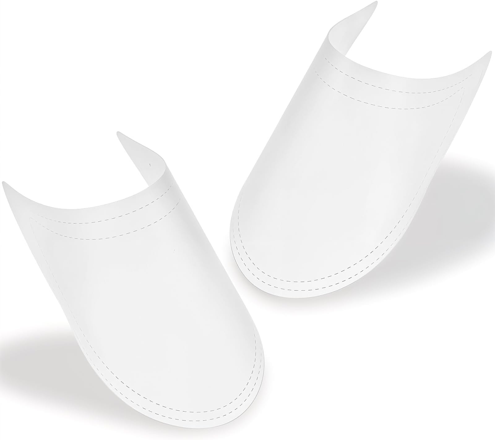 20PCS Shoe Shaper Inserts, for Preventing Creases & Maintaining Form, Adjustable Plastic Shoe Trees, Clear Protector for Unisex Sports Shoes & Boots