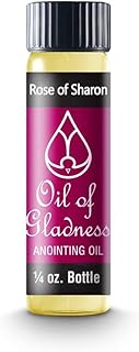 Oil of Gladness Rose of Sharon Anointing Oil - Oil for Daily Prayer, Ceremonies and Blessings - (1/4 oz)