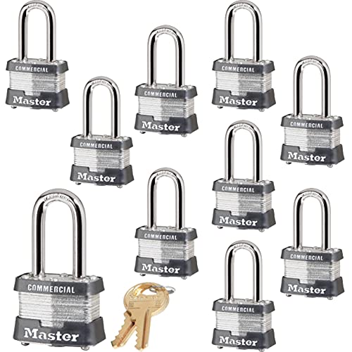 Master Lock - (10) Keyed Alike Locks w/ 20 Keys 3NKALF-10 w/BumpStop Technologiy