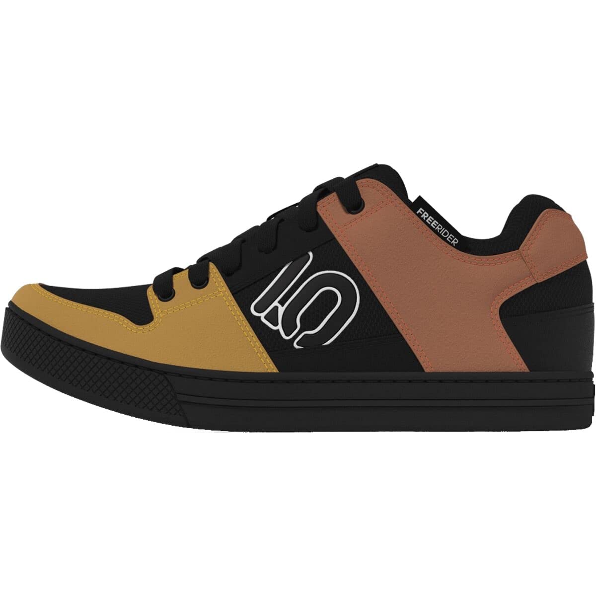 adidasFive Ten Freerider Mountain Bike Shoes Men's, Core Black/Footwear White/Impact Orange, 5.5 UK