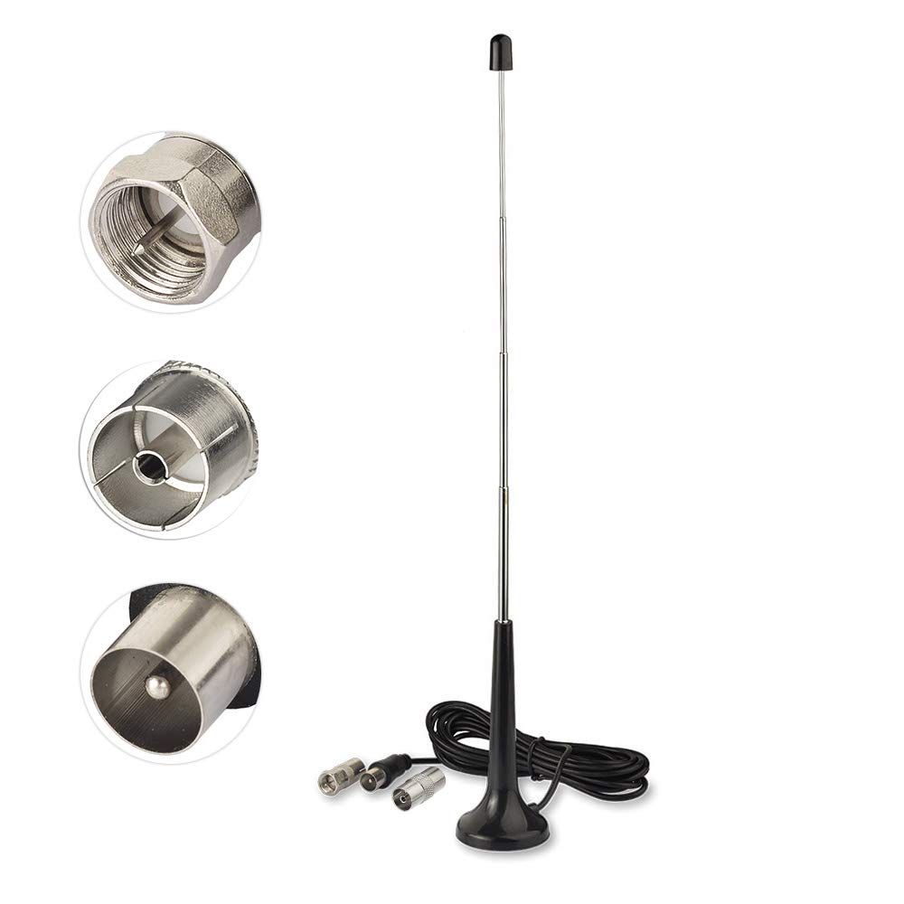 Buy Bingfu DAB FM Radio Antenna Telescopic FM Aerial Rod FM Antenna