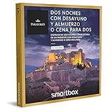 Smartbox - Caja Regalo Amor para Parejas - Dos Noches con Desayuno y Almuerzo o Cena para Dos - Ideas Regalos Originales - 2 Noches, 2 desayunos y 2 cenas con Bebidas para 2 Personas