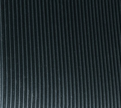Corrugated Switchboard Mat 3' Width x 4' Length x 1/4" Thickness, Type II Class 2, Black