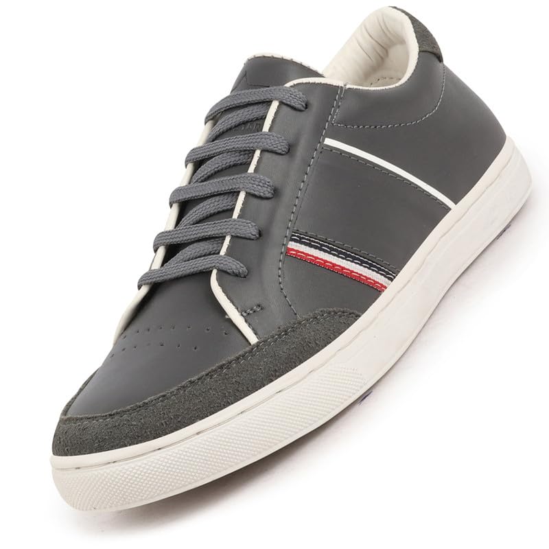 See full amazon price history chart for FAUSTO FST KI-699 GREY-44 Mens Grey Striped Lace Up Perforation Low Ankle Sneaker Shoes|Memory Cushion|Classic Shoe|Low Top (10 UK) FAUSTO FST KI-699 GREY-44 Mens Grey Striped Lace Up Perforation Low Ankle Sneaker Shoes|Memory Cushion|Classic Shoe|Low Top (10 UK) (B0D1218QGN) Amazon Price History, Amazon Price Tracker