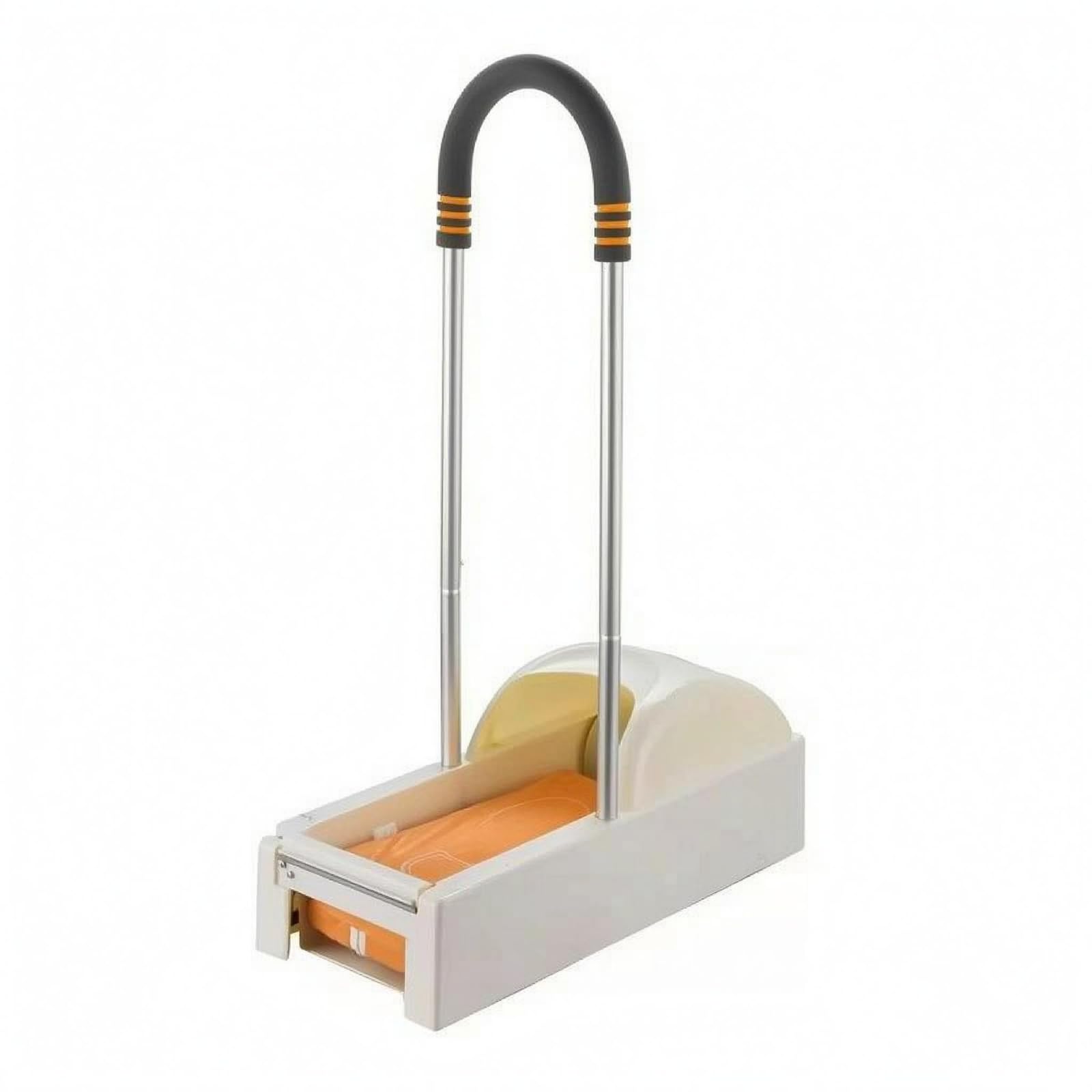 Máquina Automática Cubrezapatos Estable Equipo Sanitario Compacto Accesorio Doméstico para Interior, Blanco Clásico