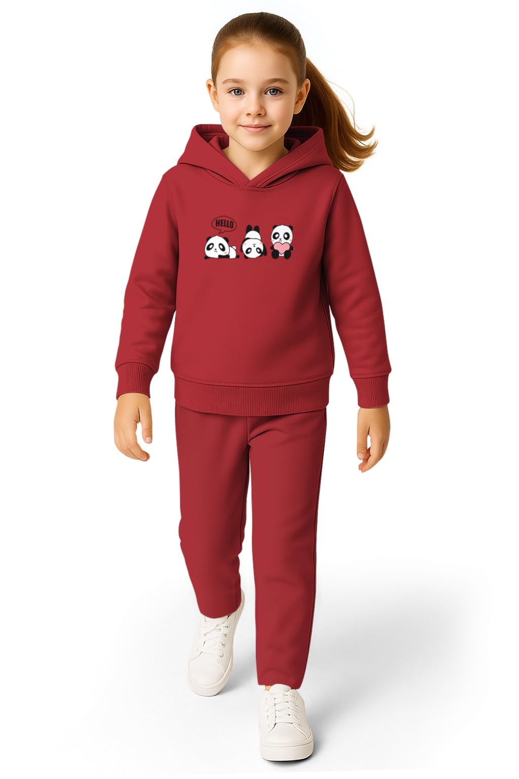 HELLCAT Trendy Co-ords With Hoodie Sweatshirt and Trackpant Clothing Set for Girls.-image-15
