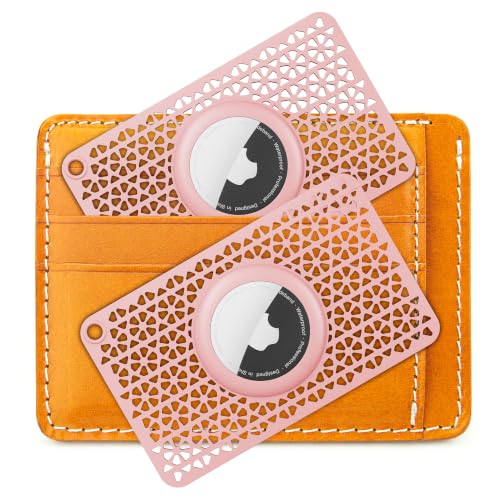 Image of Compatible with Apple AirTag (1st & 2nd) for Airtag Wallet Holder 2 Pack