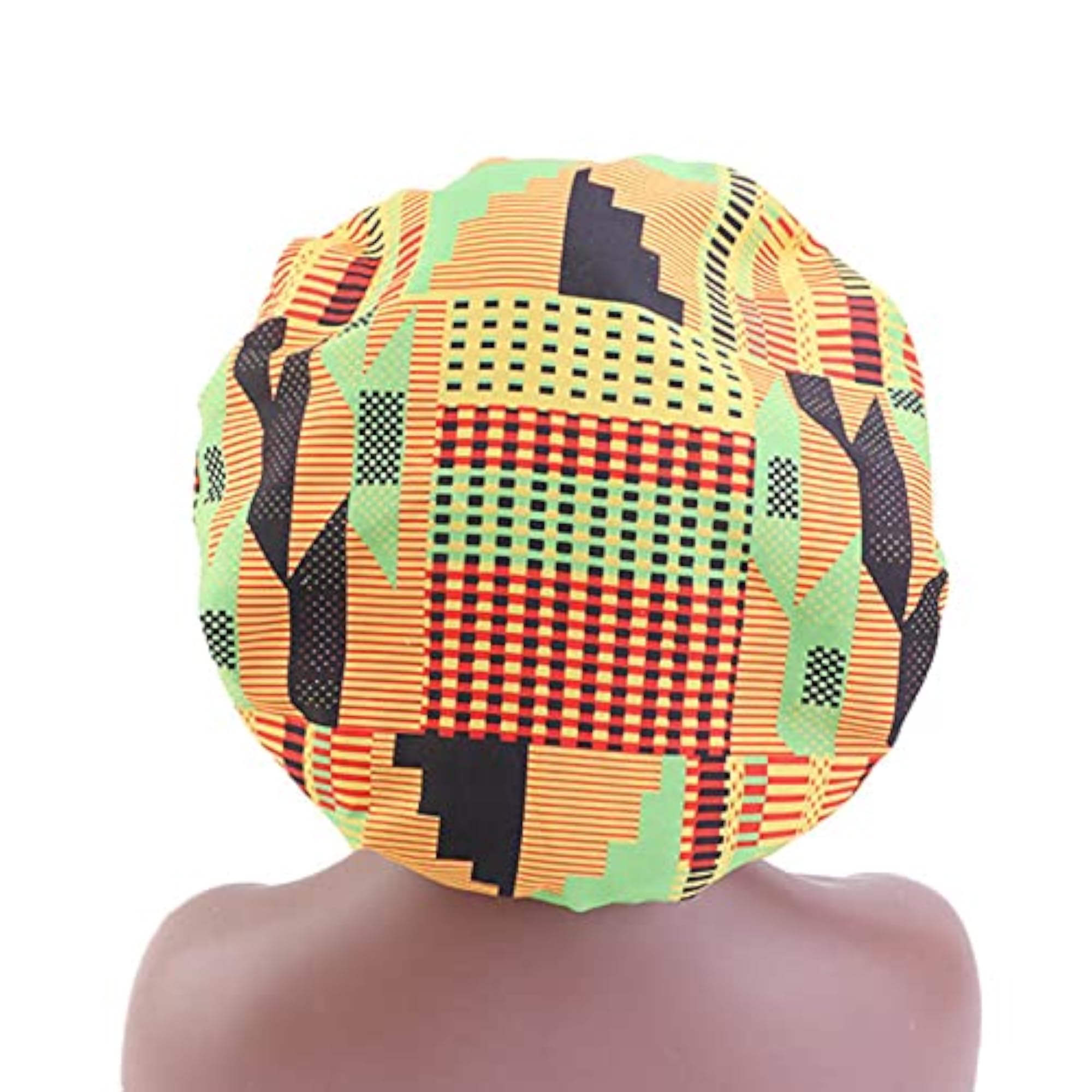 African Pattern Print Fabric Bonnets for Women, Hair Wrap