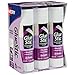 Avery Glue Stic Disappearing Purple Color, 1.27 oz., Washable, Nontoxic, Permanent Adhesive, 6 Glue Sticks (98071)