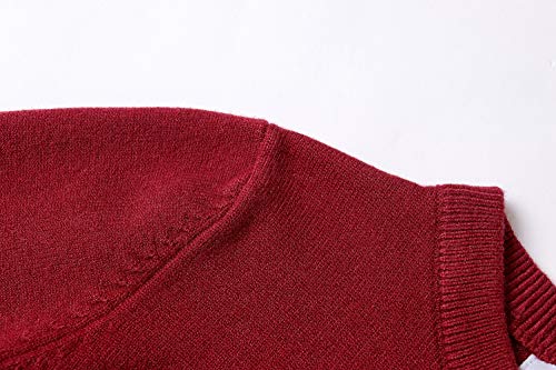 image for SMILING PINKER Girls Cardigan Sweater School Uniforms Button Long Slee