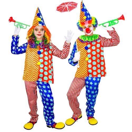 W WIDMANN MILANO Party Fashion - Costume enfant clown, cirque, rigolo, déguisements de carnaval