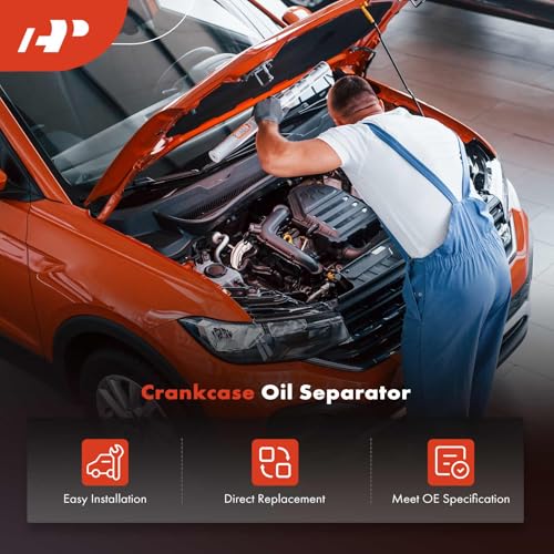 A-Premium Engine Crankcase Vent Valve Oil Separator Compatible with Volkswagen Jetta, Passat, Tiguan, CC, Eos, GTI & Audi A4, A4 Quattro, A4 allroad, Q5, A5, A5 Quattro, A6, A6 Quattro, A3, TT Quattro by A-Premium - Image 3