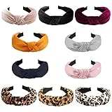 Ondder 10 Pack Headbands for Women Fashion Headbands Knotted Headband for Women Wide Womens Headband