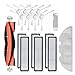 Nrpfell pour Bot L10 Kits de PièCes D'Aspirateur Robotique Filtres de Brosse Principale DéTachables Chiffon de Vadrouille